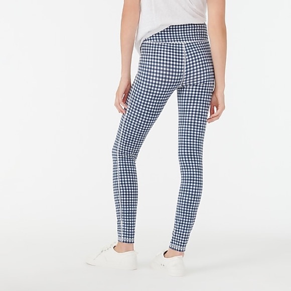 J. Crew 7/8 High-rise Leggings In Gingham - Picture 3 of 7